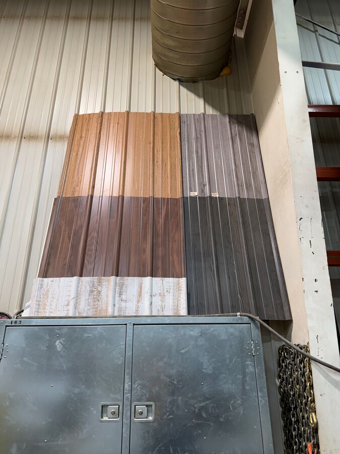 Solid and wood-grain trim profiles — Valley Steel & Trim, Carpenter SD